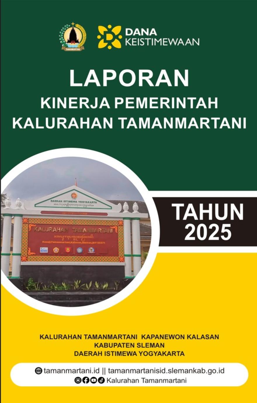 Laporan Kinerja Pemerintah Kalurahan Tamanmartani Tahun 2025